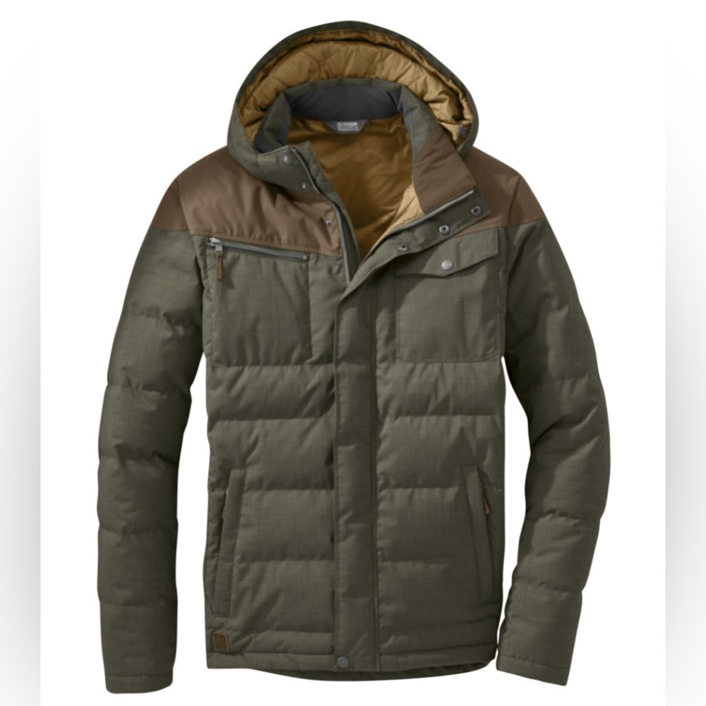 Men’s Outdoor Research Whitefish Down Jacket Size Small